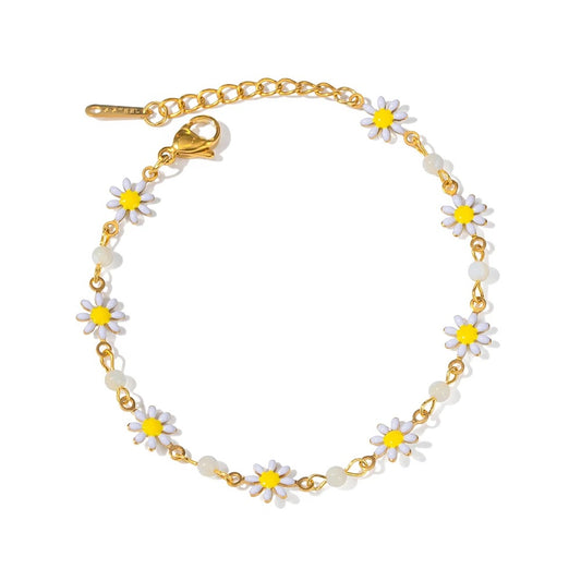 Korean Floral Feminine Bracelet