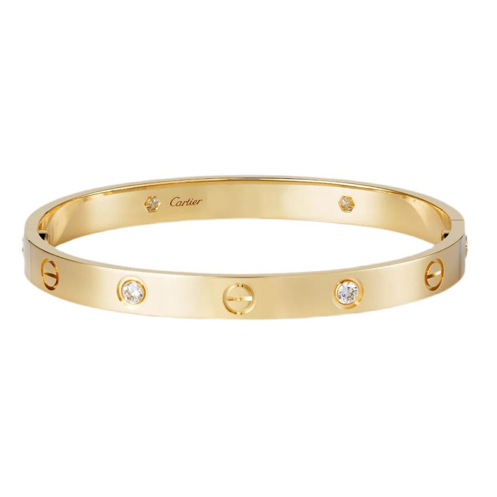 Love Bracelet - 4 Diamonds