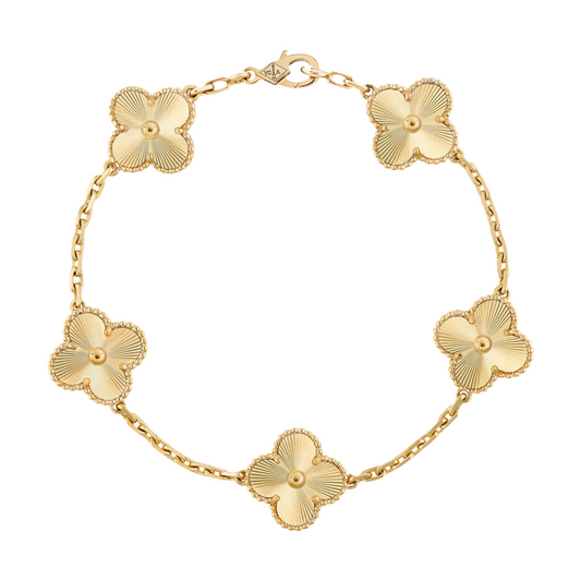 Clover Bracelet - Full Gold